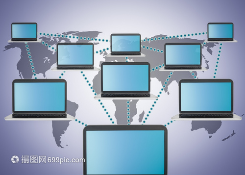 社交媒體營(yíng)銷(xiāo)和膝上型計(jì)算機(jī)網(wǎng)絡(luò)